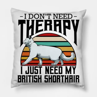 British Shorthair Cat Pillow