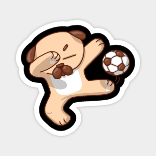 Dabbing soccer Magnet