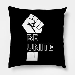 Be unite motivational typography design Pillow