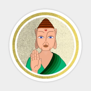 Tibetan Buddha Magnet