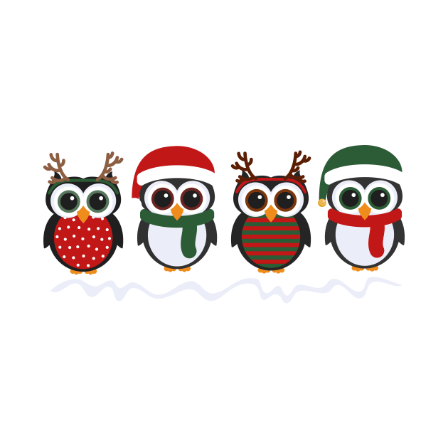 Christmas Penguins by everinseason
