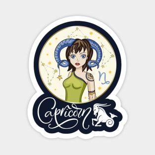 Capricorn Girl Magnet