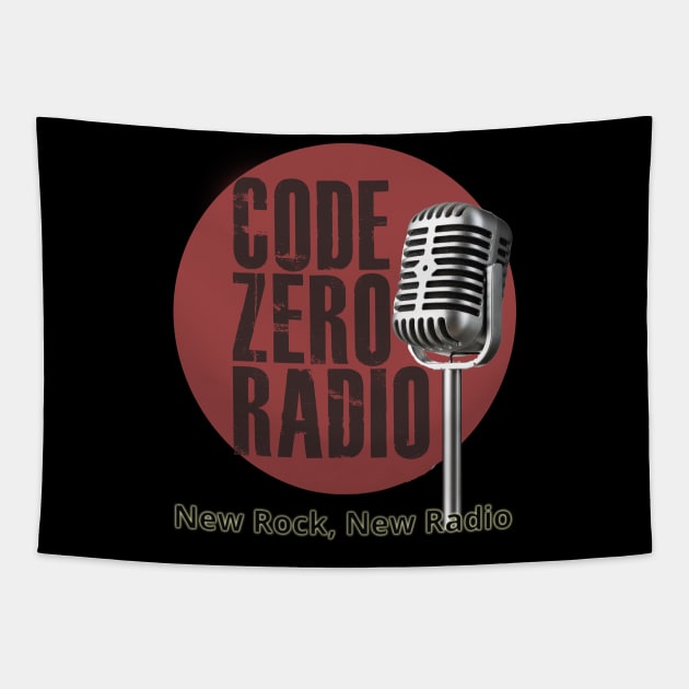 Code Zero Radio Microphone Tapestry by Code Zero Radio