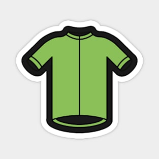 Green Sprinters Cycling Jersey Pattern Magnet