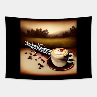 Would You Like Some Flute With Your Cappuccino Tapestry