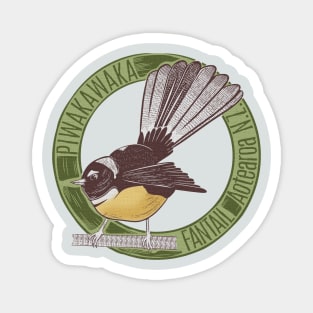 Fantail NZ bird Magnet