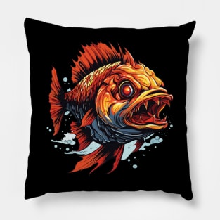 Halloween Design Creepy Zombie Fish Pillow