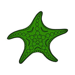 Starfish (black/green) T-Shirt