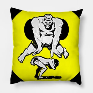 Two boys play bouncy and practice gymnastics exercises Pillow