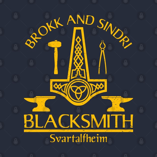 Brokk and Sindri Blacksmith by nickbeta