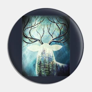 Spirit of the Forest Silhouette Pin