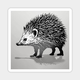 Hedgehogs Shadow Silhouette Anime Style Collection No. 37 Magnet