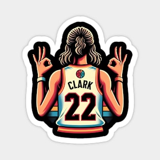 Caitlin Clark Retro Magnet