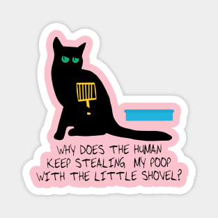 CAT THOUGHTS Magnet