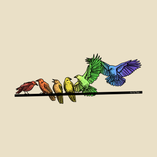 Rainbow Crows T-Shirt