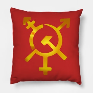 trans communism Pillow