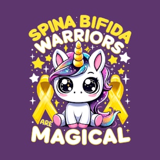 Spina Bifida Awareness Spina Bifida Warriors are Magical T-Shirt T-Shirt