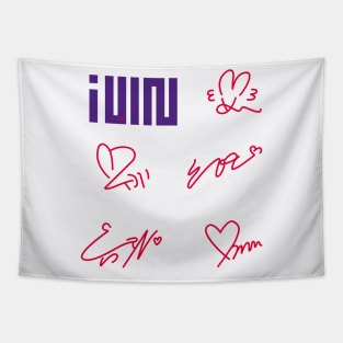 AUTOGRAPHS OF THE GROUP (G) IDLE Tapestry