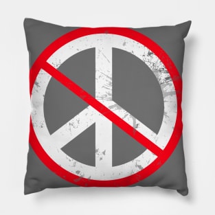 No Peace on Distressed Gray by Lara L Pillow