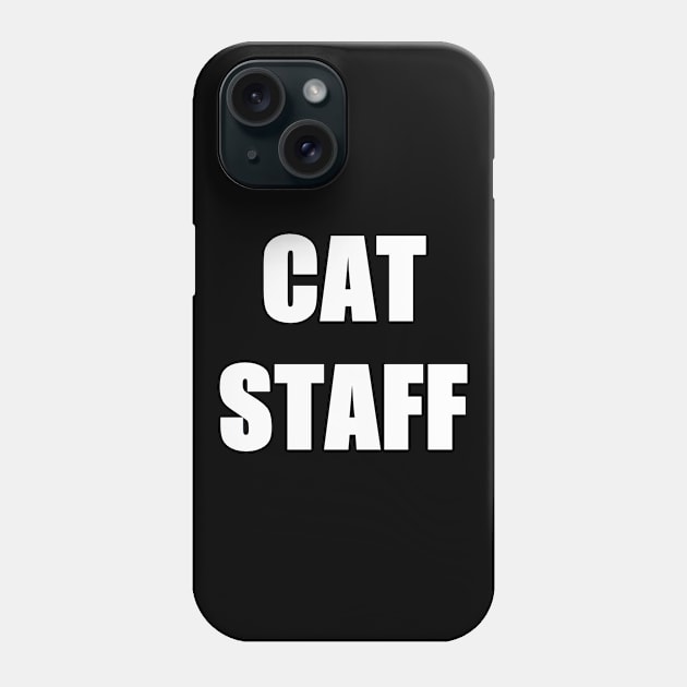 Cat Staff Phone Case by jmtaylor