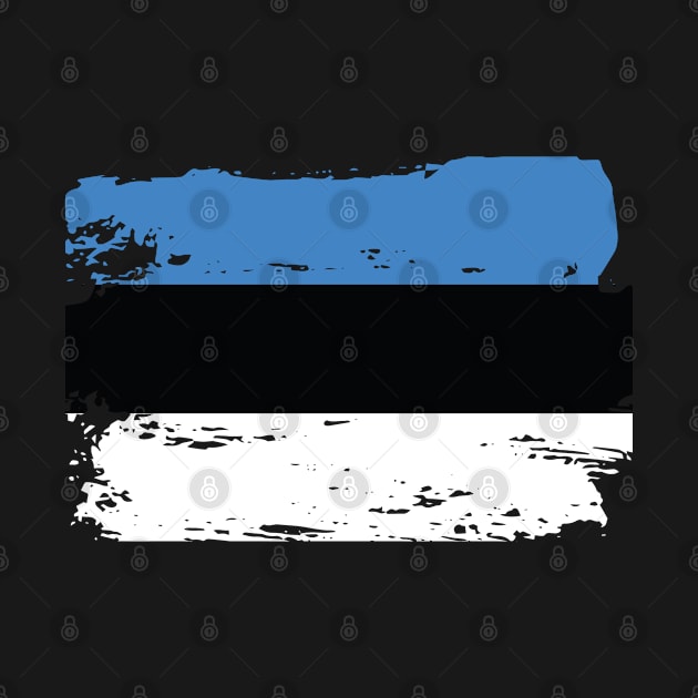 Official Estonia Flag Estonian Country Pride Vintage by HeroGifts