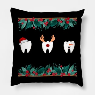 Dental xmas squad Pillow