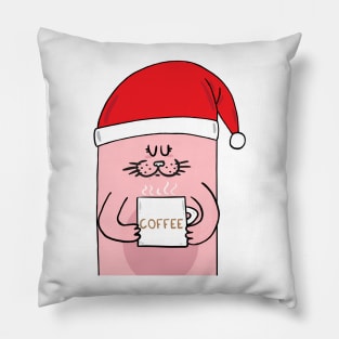 Christmas Coffee Pillow