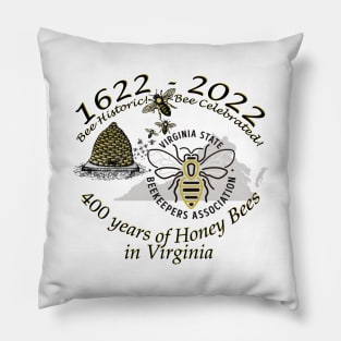VSBA 400yr Anniversary T-Shirt Logo Pillow