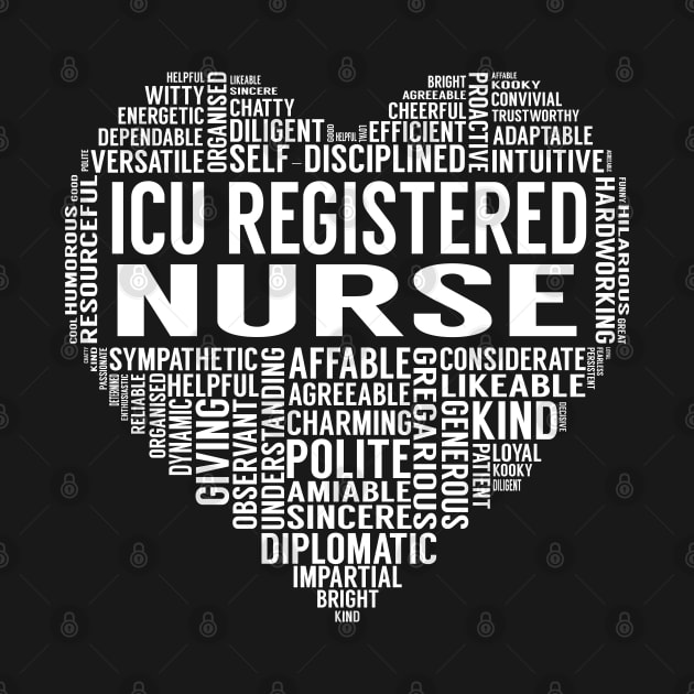 Icu Registered Nurse Heart by LotusTee