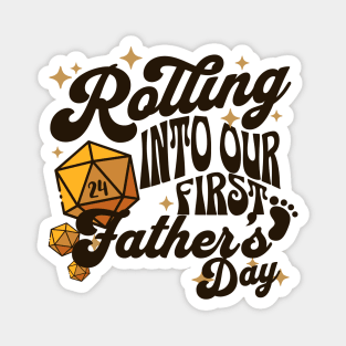 First Father's Day Dungeons & Dragons Dad Magnet