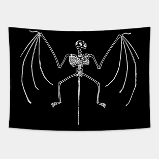 Bat Skeleton Tapestry