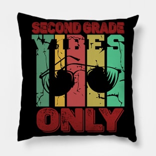 Second Grade Rainbow Girls Boys Teacher Team 2nd Grade Squad Pillow