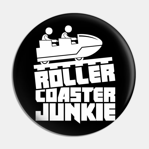 Roller Coaster Theme Park Thrill Ride Pin by MeatMan