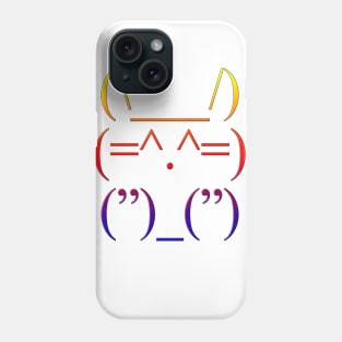 Super Cute Bunny Ascii Art Phone Case