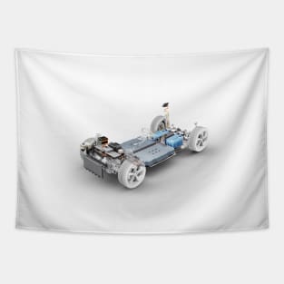 Electric car chassis, illustration (F034/4163) Tapestry