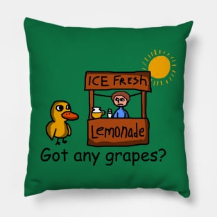 Duck song  Got Any Grapes Pillow