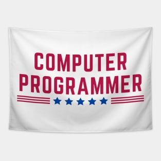 American Computer Programmer Tapestry