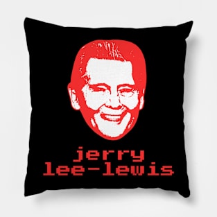 Jerry lee lewis ||| 60s retro Pillow