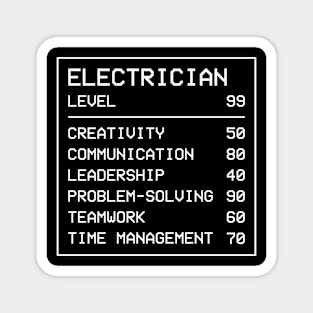 Electrician Game Stats v2 Magnet