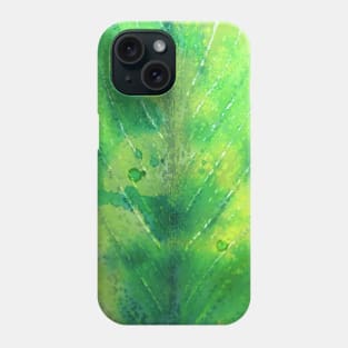Tall Leaf Spine Painting Phone Case