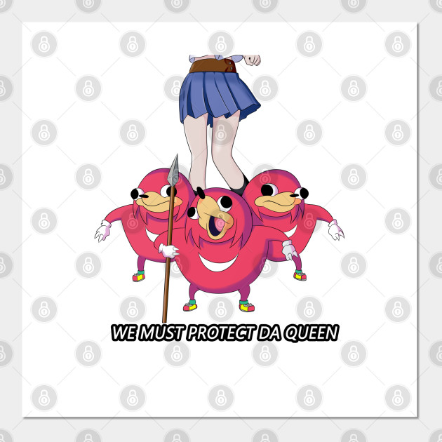 Ugandan Knuckles Ugandan Knuckles Meme Affiche Et Impression D Art Teepublic Fr