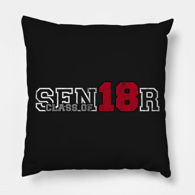 Senior Class of 2018 Pillow by joshp214