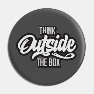 Think Outside the Box Pin