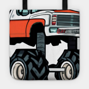 Monster Truck Painting Tote