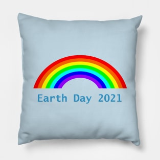 Earth Day 2021 Rainbow Pillow