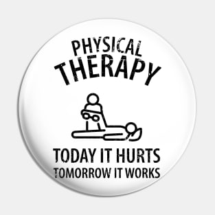 physiotherapist physical therapy gift saying funny Pin