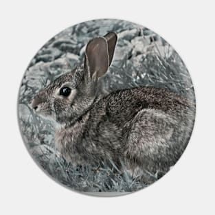 Peaceful Bunny 1-2 Pin