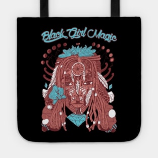 Coral Moonlit - Goddess of Dreams Black Girl Magic Tote