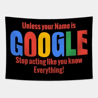 Stop Acting like Google Tapestry