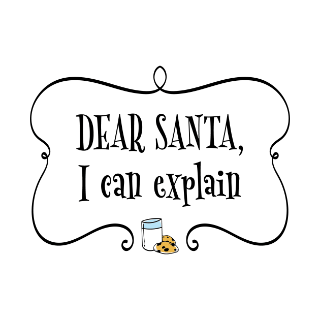 Dear Santa I Can Explain COOKIES by Fernanda Campos